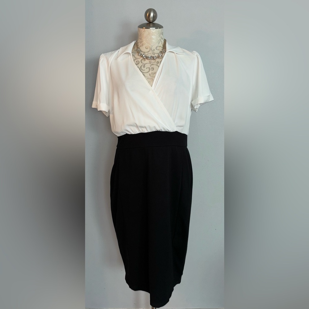 🆕 TORRID-At The Knee Ponte Studio Crepe Bodycon Dress Sz 00 equivalent to M/L #H